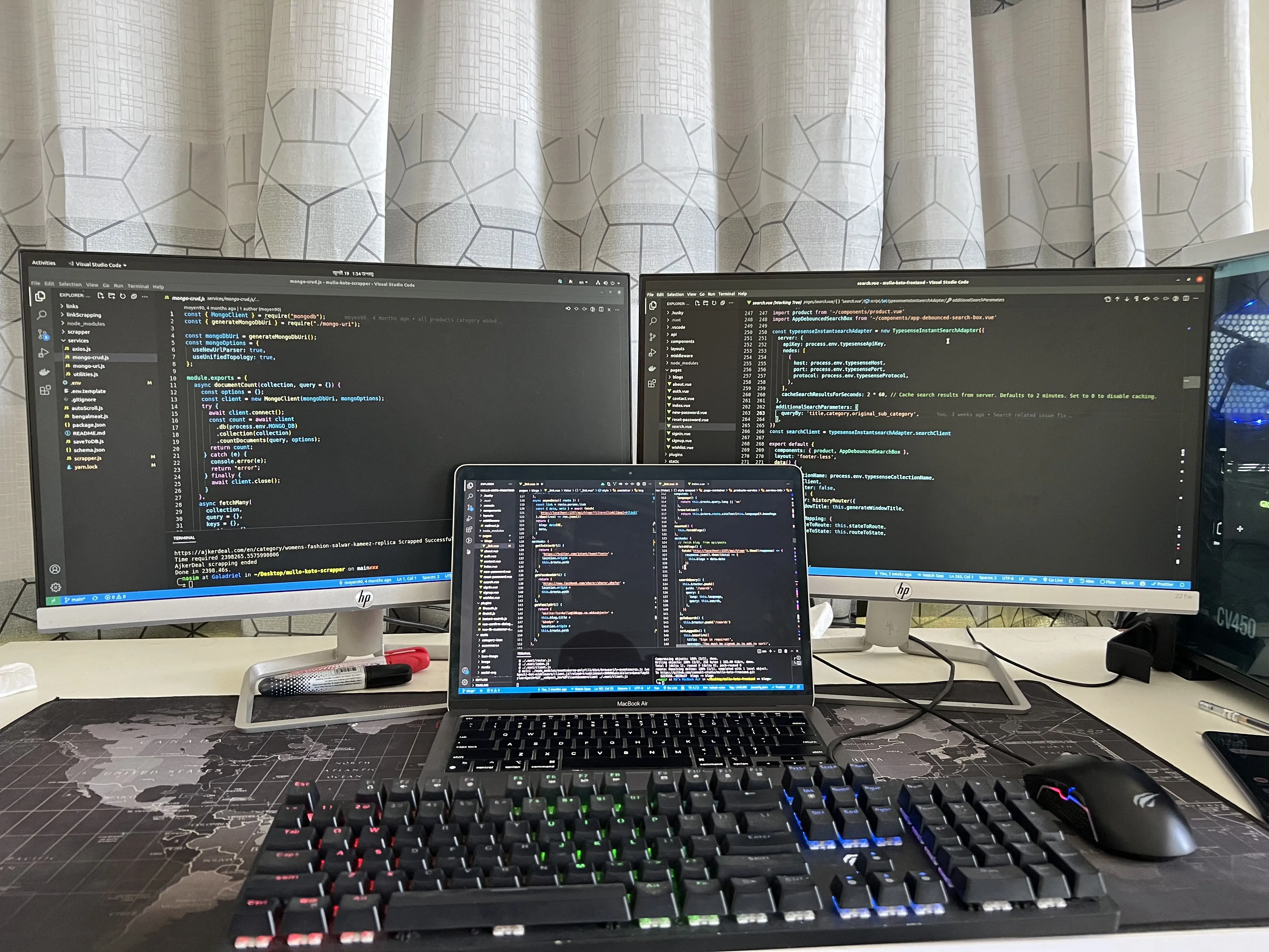 Nasim's desktop setup