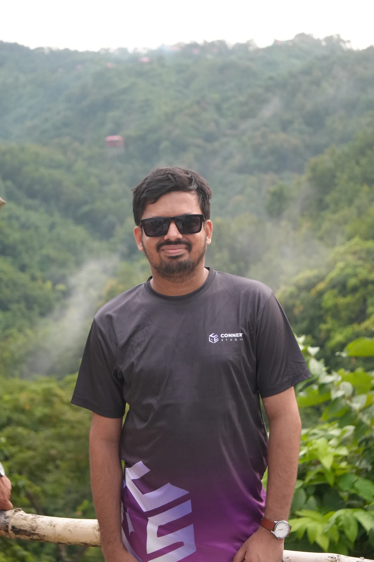 Nayem on an adventurous trekking journey through Bandarban hills