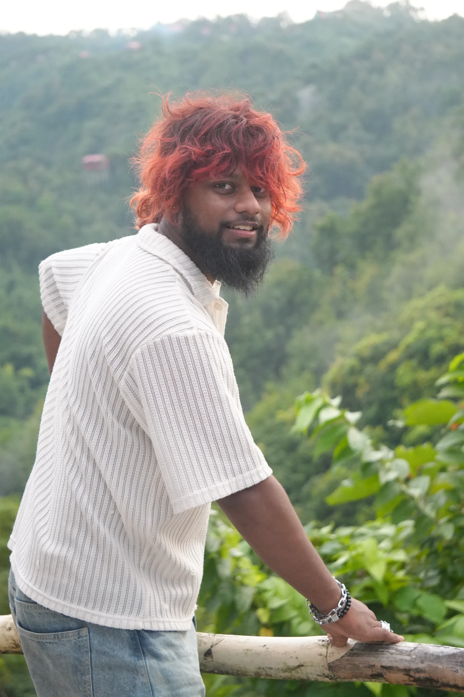 Raihan capturing stunning moments at Tindu's hilltop in Bandarban