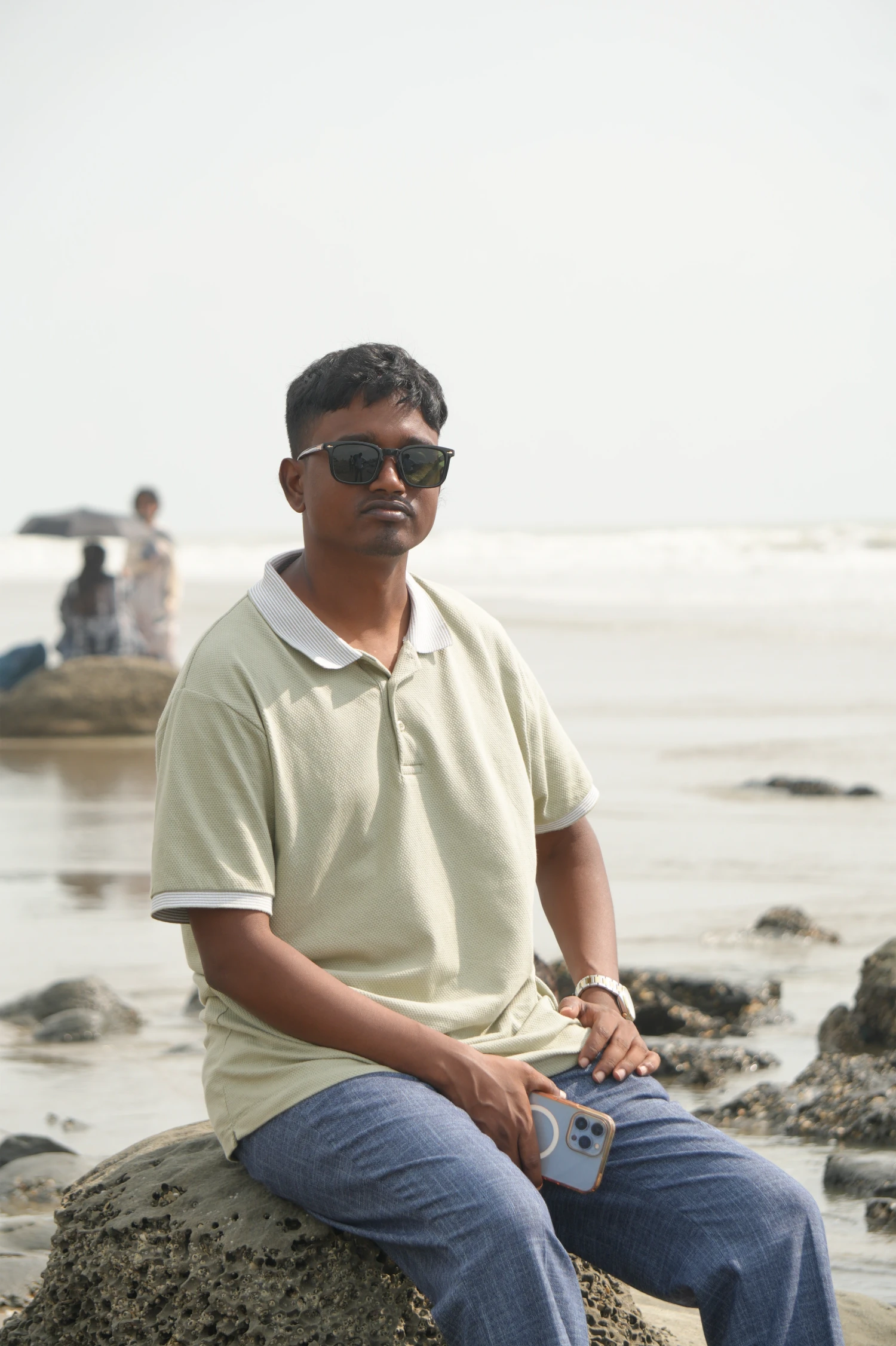 Nasir creating memorable moments at Cox's Bazar sea beach