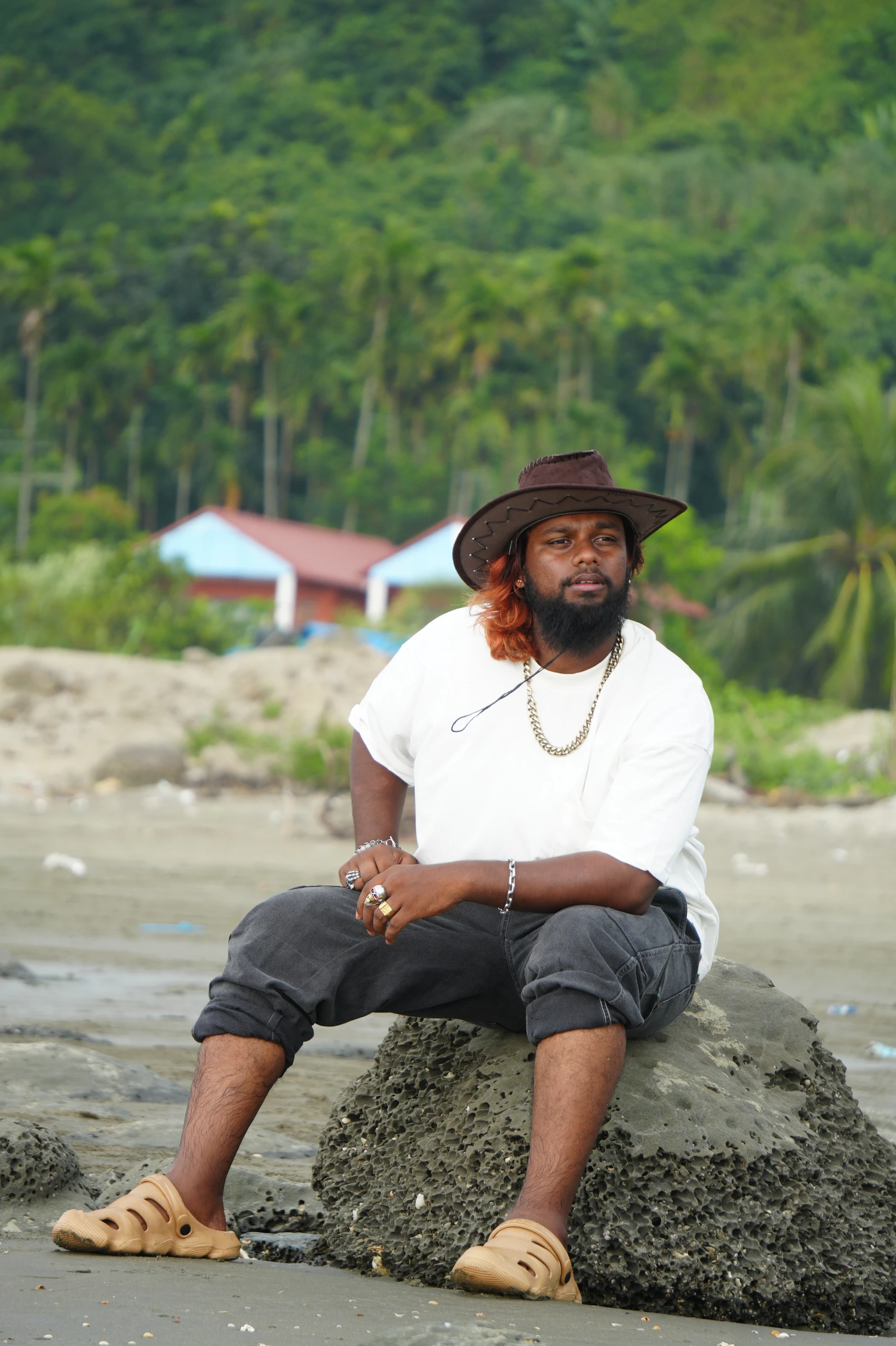 Raihan experiencing the waves and beauty of Cox's Bazar sea beach