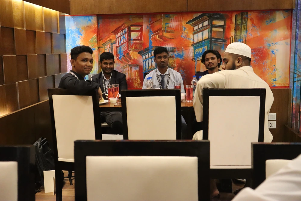Company-wide Iftar celebration at a restaurant in 2022, strengthening team bonds over traditional Ramadan dinner