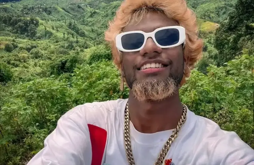 Raihan enjoying the breathtaking views of Sajek Valley