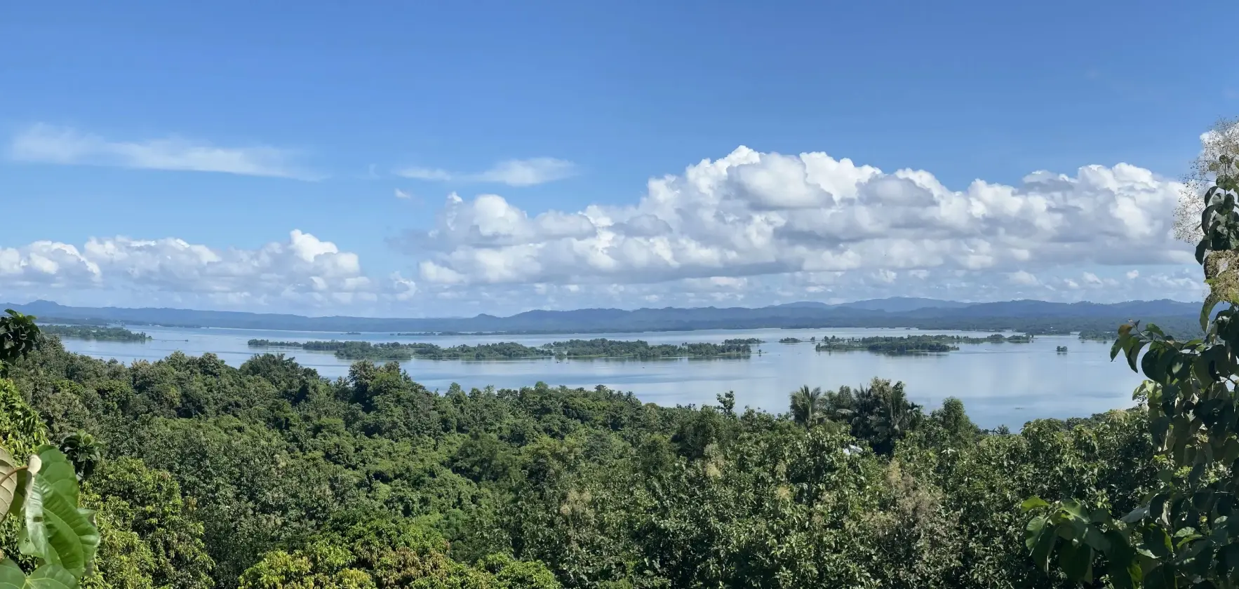 Panoramic view of Rangamati's beautiful landscape