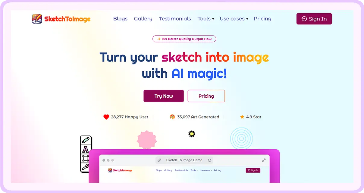 Sketch to Image AI Platform